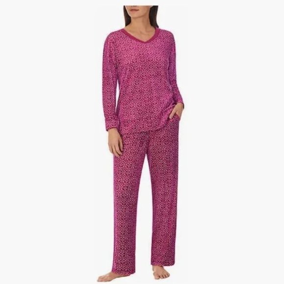 Nautica Women’s 2 Piece PJ Set Shirt/Pants M - Picture 1 of 3